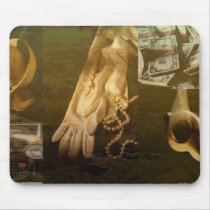Bonnie & Clyde Style Mousepad