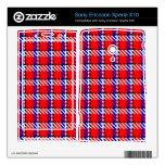 Bonnie Red Tartan Xperia X10 Mini Pro Skin