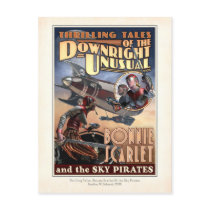 Bonnie Scarlet & the Sky Pirates Postcard