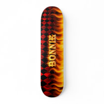 Bonnie skateboard fire and flames design. by skatersollie Bonnie skateboard fire and flames design.