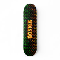 Bonnie skateboard fire and flames design. by skatersollie Bonnie skateboard fire and flames design.