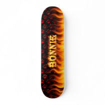Bonnie skateboard fire and flames design. by skatersollie Bonnie skateboard fire and flames design.