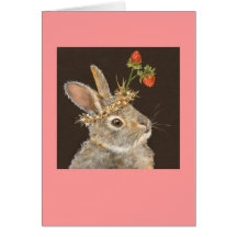 Bonnie the baby bunny card