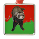 Bonnie's Merry Christmas Square  Ornament