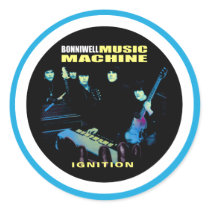 Bonniwell Music Machine: Ignition Round Stickers