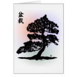 bonsai 01 greeting cards