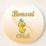 Bonsai Chick Beverage Coaster