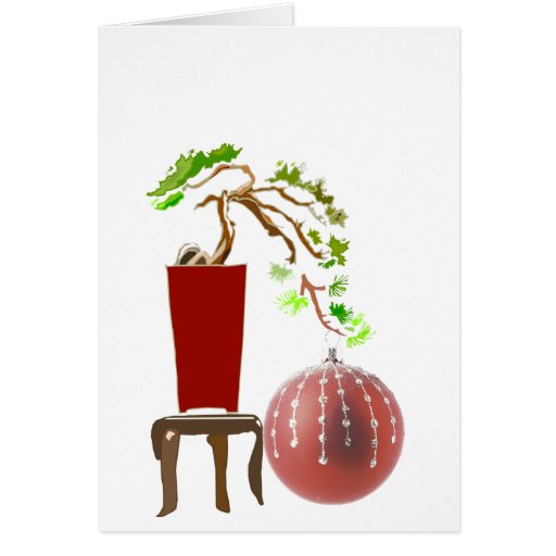 bonsai christmas tree cards zazzle bonsai christmas tree cards zazzle