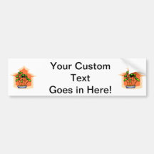 Bonsai Clump Graphic Image 1 Bumper Stickers