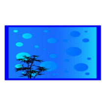 Bonsai In Blue Business Card