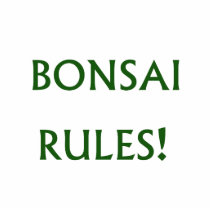 Bonsai Rules Green Text Photo Cut Outs