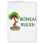 Bonsai Rules Shari Tree Graphic and text design Cards