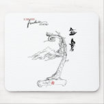 Bonsai Sketch Mouse-pad by Robert Steven9 Mousepads