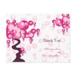 Bonsai Tree Stylish Thank You Postcards
