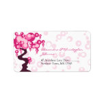 Bonsai Tree Stylish Wedding Personalized Address Labels