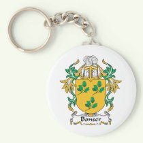 Bonser Family Crest Keychain
