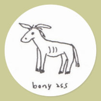 Bony Ass sticker