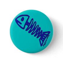 BonyFish Blue by FishTs.com buttons by FishTsdotcom BonyFish Blue by FishTs.com buttons