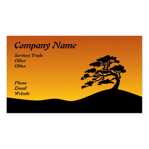 Bonzai Business card