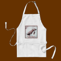 "Bonzo the Dog" in "End of Day" aprons