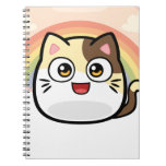 Boo as Cat Design Products Spiral Notebook