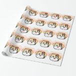 Boo as Cat Design Products Wrapping Paper