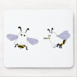 Boo Bee Mouse Pad