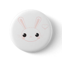 Boo-Boo Bunny Chan Button by Maliel Boo-Boo Bunny Chan Button