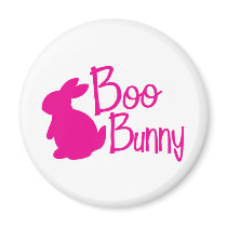 boo bunny booty call backup fridge magnet