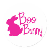 boo bunny booty call backup sticker