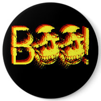 BOO! Button by SuanSKatra BOO! Button