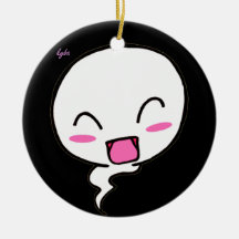 Boo! cute kawaii ghost Halloween hanging ornament