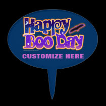 BOO DAY HALLOWEEN CAKE TOPPER PICK cake picks