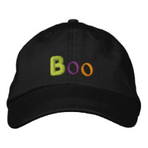 Boo embroidered hats