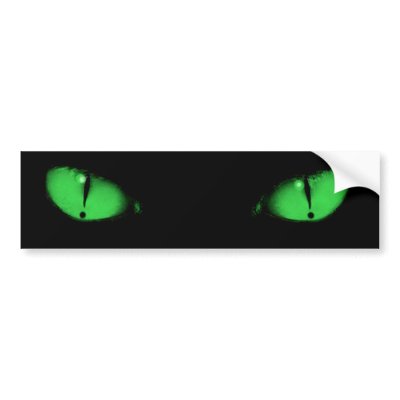 Boo - Emerald Bumper Sticker by Jaenne