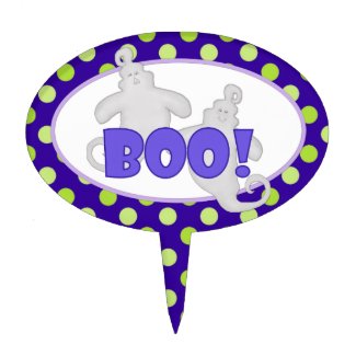 Boo! Ghost Cake Picks