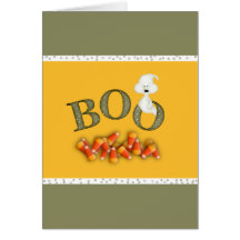 Boo Ghost Card