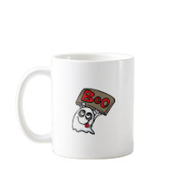 Boo Ghost, Halloween design mugs