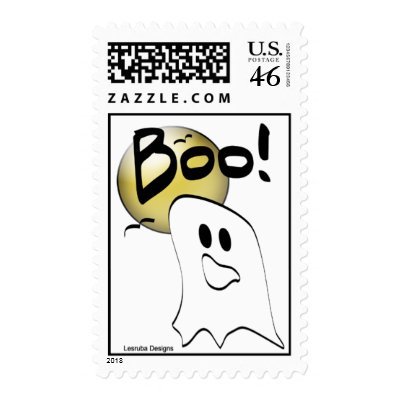 Boo Ghost Halloween STamps
