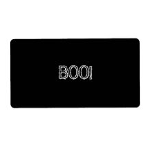 BOO! Grungy Font, black and white. Shipping Labels