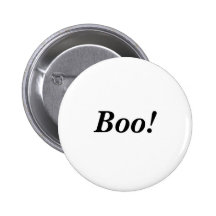 Boo Halloween button