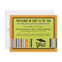 Boo Halloween Invitation