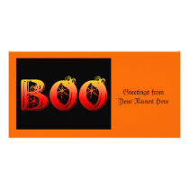 Boo Halloween Photo Cards