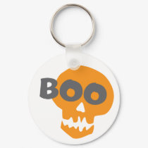 Boo Halloween Skull keychains