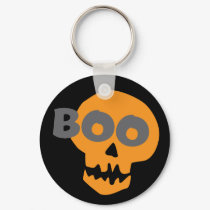 Boo Halloween Skull keychains