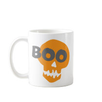 Boo Halloween Skull mugs by cdandc Boo Halloween Skull mugs