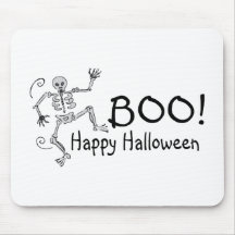 Boo Happy Halloween Mouse Pad