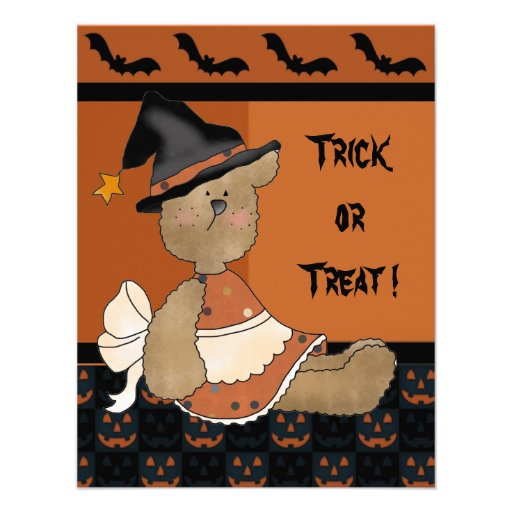 Boo! Hoo's Cute? Trick or Treat Halloween Custom Invitations