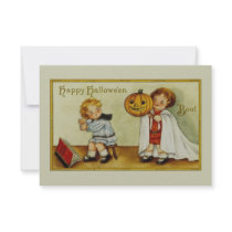 Boo! It's Halloween Vintage Personalized Invitation
