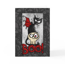 Boo kitty cards by cfkaatje Boo kitty cards